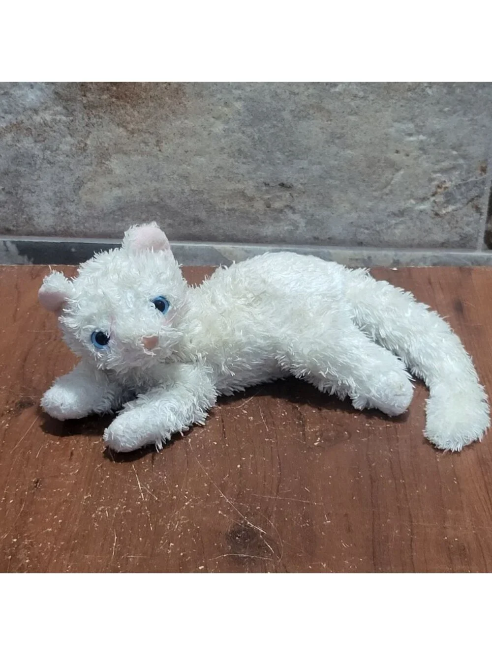 Vintage Ty Beanie Baby Starlett White Cat 2001 Retired Stuffed Animal No Tag